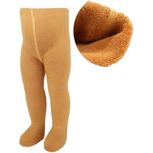 bistyle Baby Girls Tights Thick Leggings Soft | Warm Organic Cotton Stockings Non Slip Pantyhose | Newborn Infant Toddler