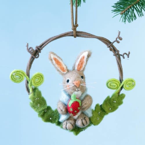 Wholesale Mini Wreath: Happy Bunny for your store - Faire