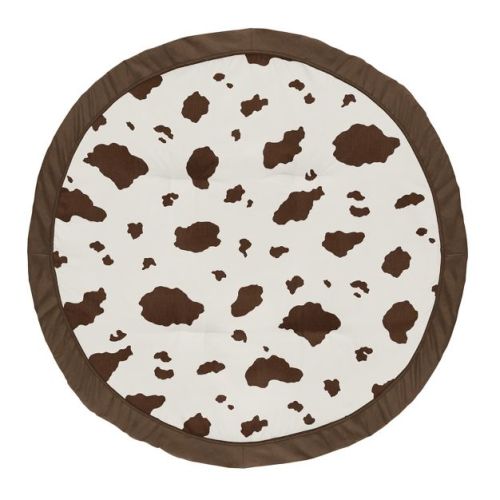 Sweet Jojo Designs Boy Baby Tummy Time Playmat Wild West Brown And Ivory