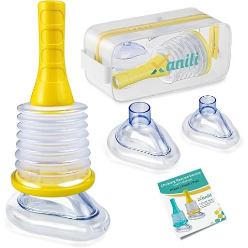 Choking Rescue Device for Kids & Adults, Anti Choking Device, Portable Suction Rescue Device, Portable Airway Suction Device for Children and Adults