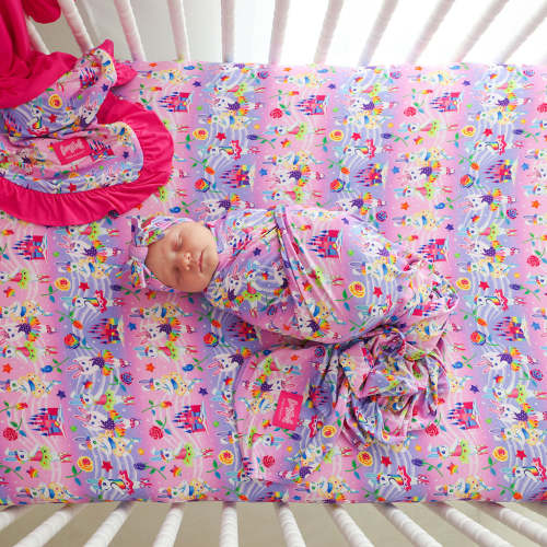 Lisa Frank® Ballerina Bunnies Crib Sheet