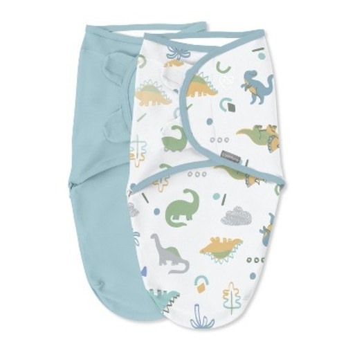 SwaddleMe by Ingenuity Original Swaddle - Tropical Dino - 0-3 Months - 2pk