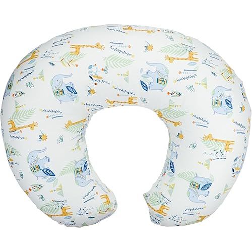 Nursing Pillow, Breastfeeding and Bottlefeeding Pillow for Propping, Tummy Time, Sitting Support, Breast Feeding Pillow with Removable and Washable Pillow Cover(Elephant-2)