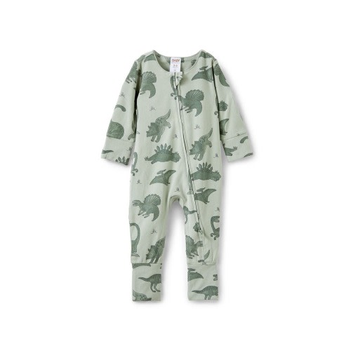 The Billie Long Sleeve Zip Romper, 0-3M