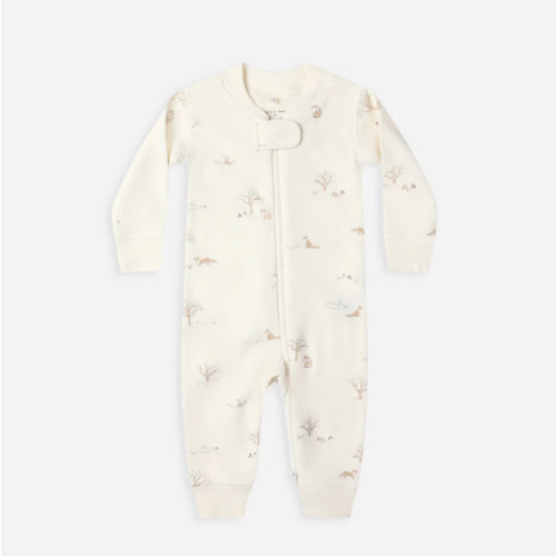 Zip Long Sleeve Sleeper || Fox Land – Quincy Mae