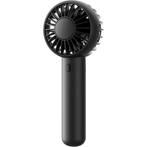 Gaiatop Mini Portable Fan, Small and Powerful, Cute Design 3 Speed Personal Handheld fan and Desktop with Base, Lightweight USB Rechargeable for Travel Lash Makeup Girl Women Summer Gift Black