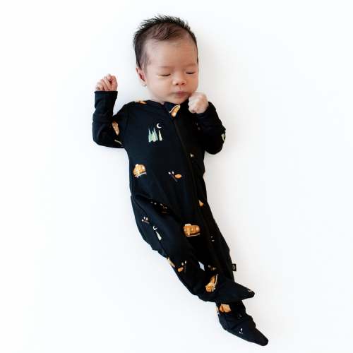 Zippered Footie in Under the Stars, 3-6 M
