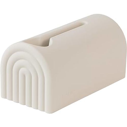 mushie Bath Spout Cover | Soft Silicone Bathtub Faucet Safety Guard for Kids | Universal Fit (Shifting Sand)