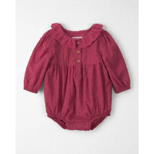 Baby Girl Organic Cotton Prairie Bubble - Little Planet | Carter's