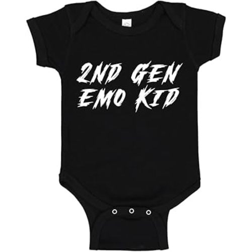 2nd Generation Emo Kid Baby One Piece Bodysuit Or Toddler Shirt Emo Daddy and Mommy Gift