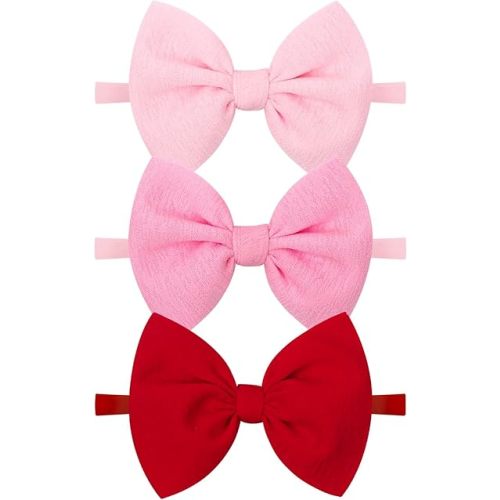 YanJie® | 3 Pack Of Infant Bow Headbands