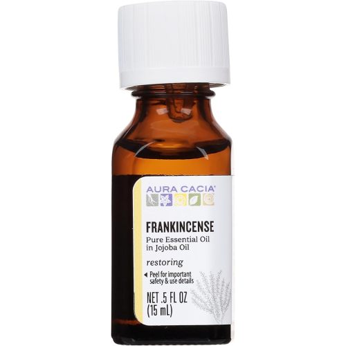Aura Cacia Precious Essential Frankincense Jojoba, 0.5 Ounces
