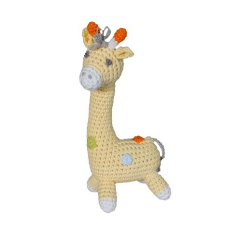 Giraffe Crochet Rattle