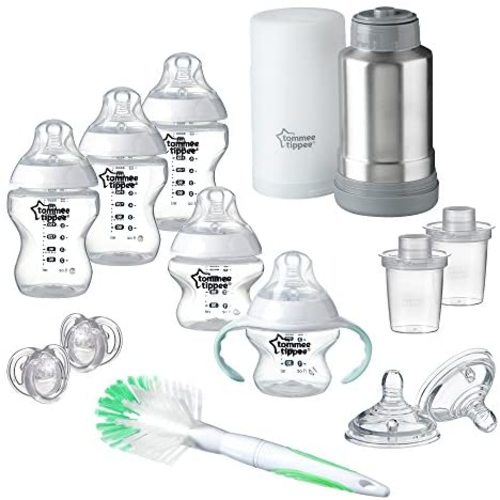 Tommee Tippee Closer to Nature Newborn Baby Essentials Feeding Gift Set