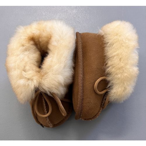 Sheepskin Baby Booties - Deerfield Leathers