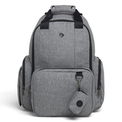 Huggies Signature Hug Pack Diaper Backpack, Dark Grey Heather, O/S