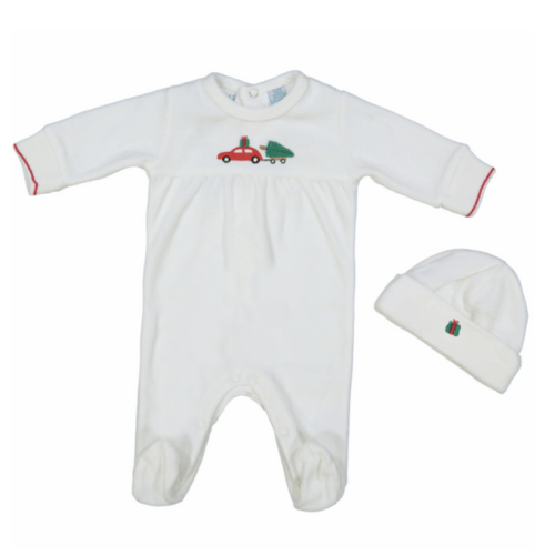 Christmas Outfit for Newborn Baby Boys I Baby Boy Christmas Romper | Feltman Brothers - NB or 0-3mo