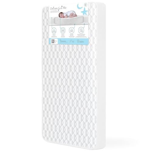 Dream On Me Breathable Full Size Firm Foam Crib and Toddler Bed Mattress I Greenguard Gold Certified