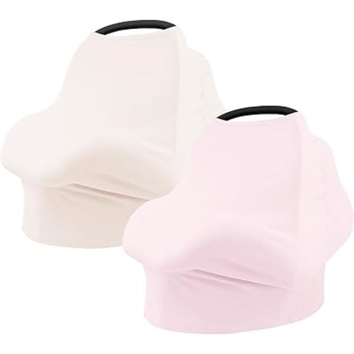 Breathable Car Seat Cover for Babies – Soft, Multi-Purpose Nursing Cover, Perfect for Feeding, Traveling (2 Pack)