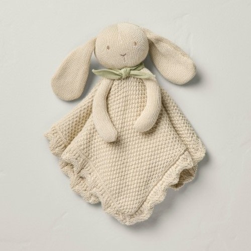 Beige Knit Bunny Baby Security Blanket - Hearth & Hand™ with Magnolia
