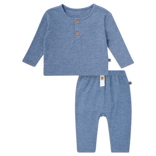 Modern Moments by Gerber Baby Boy Hacci Brushed Hacci Outfit Set, Sizes 0/3 Months - 24 Months