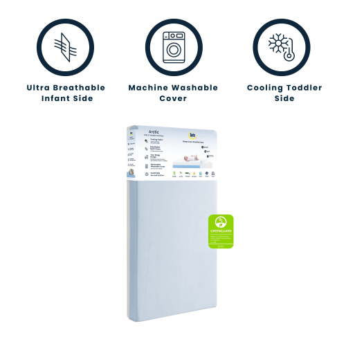Serta Arctic 2-Stage Cooling Crib and Toddler Mattress