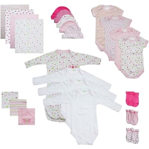 Spasilk Baby Essential 23 Piece Layette Set for Newborns and Infants, 0-6 Months