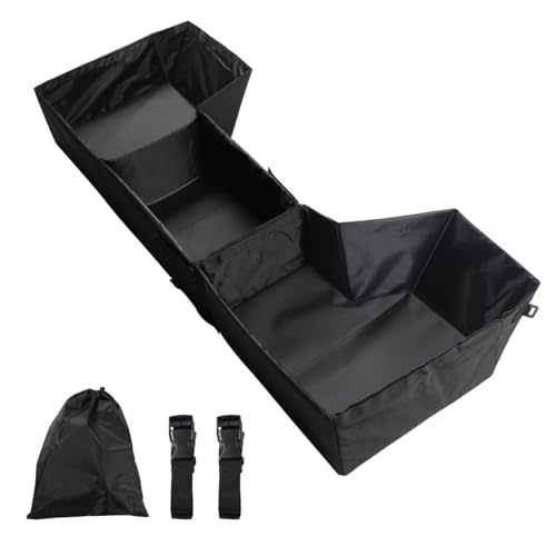 Liizoo Under Seat Storage Truck Tool Box Compatible with Dodge Ram 1500 Crew Cab 2019-2024 2025, Foldable Underseat Organizer for Ram 1500 Crew Cab Accessories, for New Body Style, Not for Quad Cab