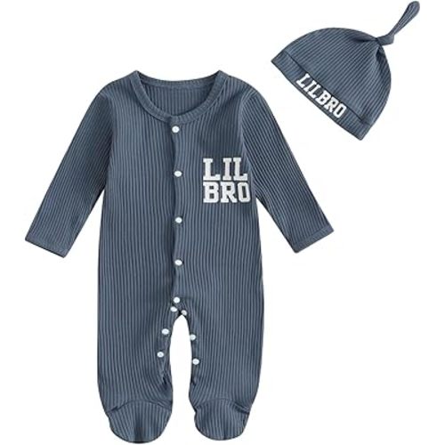 MERSARIPHY Newborn Baby Boy Girl Clothes Hi I'm New Here Coming Home From Hospital Outfits Gender Neutral One Piece Romper