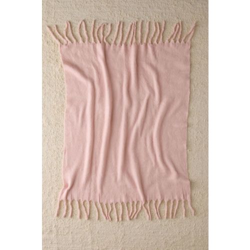 Monroe Faux Mohair Scarf Throw Blanket