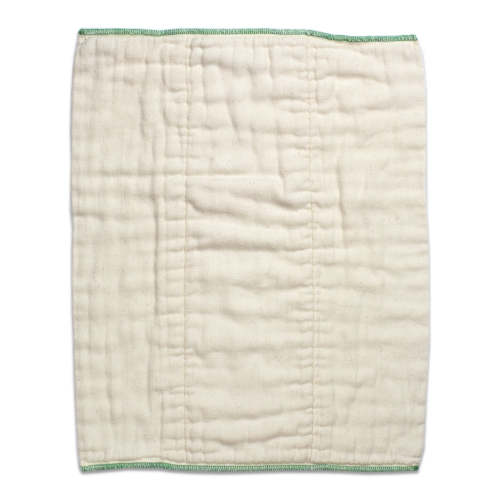 Cloth-eez Prefold Diapers, XLarge size (dark green trim)