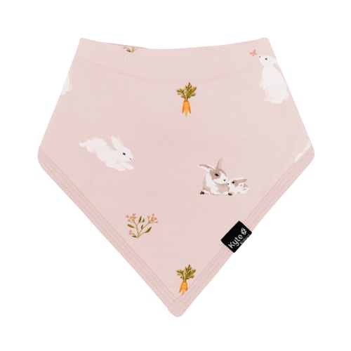 Bib in Blush Rabbit