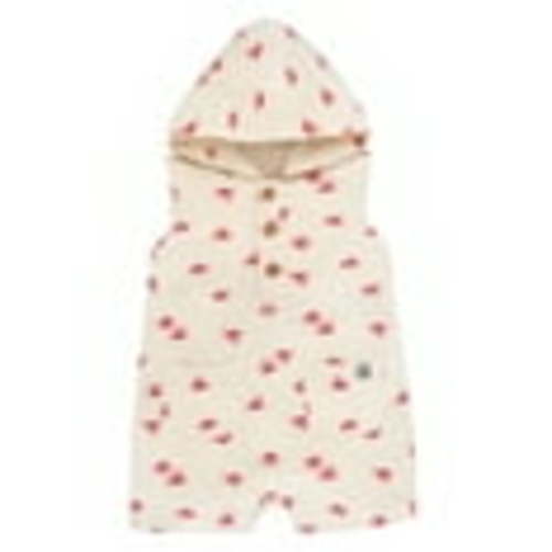 Modern Moments by Gerber Baby Boy Cotton Hooded Sleeveless Romper, Sizes 0/3 Months - 24 Months