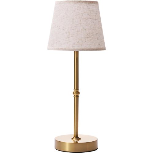 Cordless Rechargeable LED Table Lamp, 6000mAh Battery, Soft Warm Light, Dimmable & Touch Control, Bedside & Dining Night Light, Portable Cozy Ambient Lamp,Gold