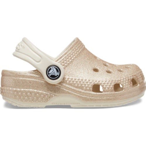 Baby Little Glitter Clog, 2/3 M, Champagne