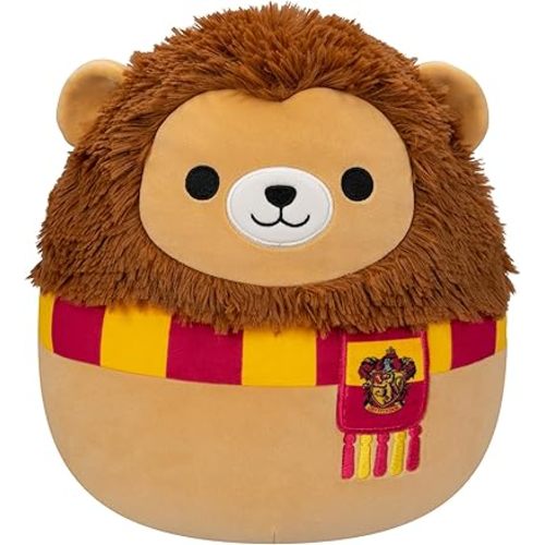Squishmallows Original Harry Potter 10-Inch Gryffindor Lion Plush - Medium-Sized Ultrasoft Official Jazwares Plush
