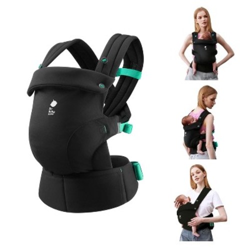 Bc Babycare CocoonGo Baby Carrier Ergonomic,Soft Adjustable,Hip Support-Black