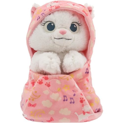 Disney Store Official Babies Collection: 10-Inch Marie from The Aristocats Plush in Swaddle - Official Soft Toy - Perfect for Fans & Kids