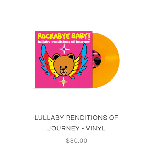 Lullaby Renditions of Journey - Vinyl