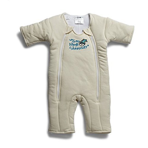 Baby Merlin's Magic Sleepsuit - Swaddle Transition Product - Cotton - Cream - 3-6 Months