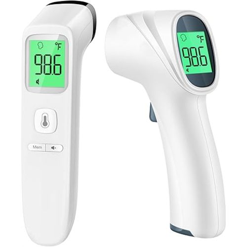 Forehead Thermometer for Adults and Kids - 202 White & 2000 Gray