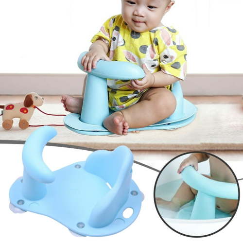 WXLCISI 1PCS Baby Bath Tub Ring Seat Child Toddler Kids Toy Chair Bath Seat Blue