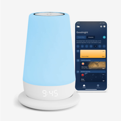Hatch Rest+ Baby & Kids Sound Machine | 2nd Gen | Child’s Night Light, Alarm Clock, Toddler Sleep Trainer, Time-to-Rise, White Noise, Bedtime Stories, Portable, Backup Battery (with Charging Base)