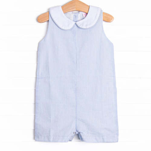 Shoreline Seersucker Jon Jon, Blue – Stitchy Fish