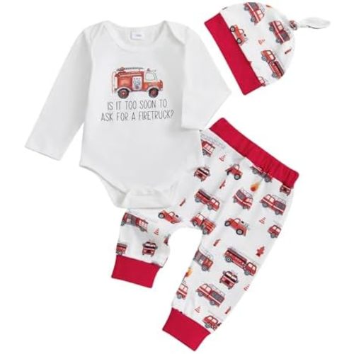 Newborn Baby Boy Clothes Fishing Short Sleeve Romper Shirt Tops Pants Summer Spring Outfits Cute Hat Set