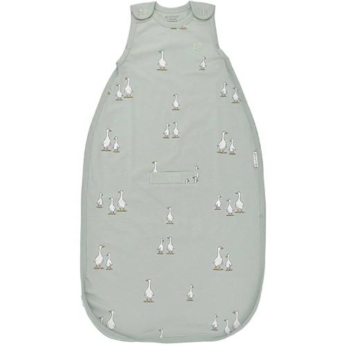 Organic Cotton Baby Sleep Sack - 2-Way Zipper Baby Wearable Blanket - Infant to Toddler Sleeping Bag Sack - 2 Months - 2 Years - Goose