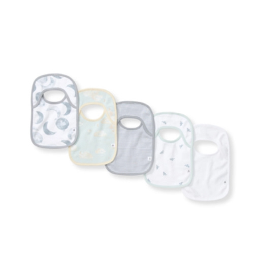 Organic Cotton Baby Bibs 5 Pack