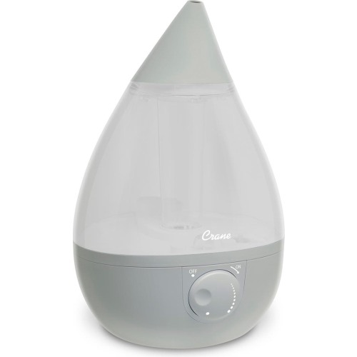 Crane Air Drop 1-Gallon Cool Mist Humidifier, Grey