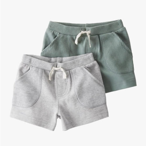 little planet by carter's Baby 2-Pack Shorts Made with Organic Cotton