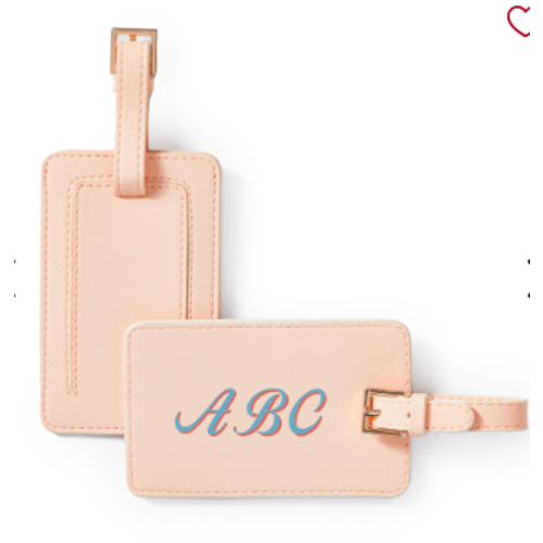 Fillmore Vegan Leather Luggage Tag